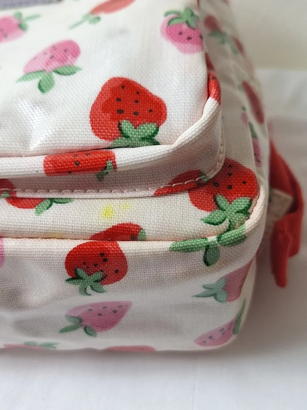 Cath Kidston Kids Strawberry Print Backpack in Red and Pink